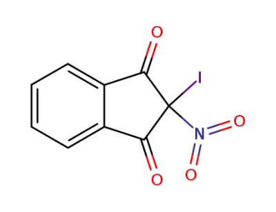 2-iodo-2-nitro-indan-1,3-dione