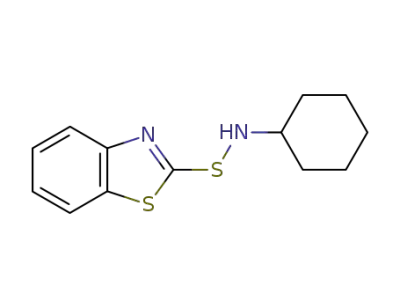 N-(cyclohexyl)benzothiazole-2-sulfenamide