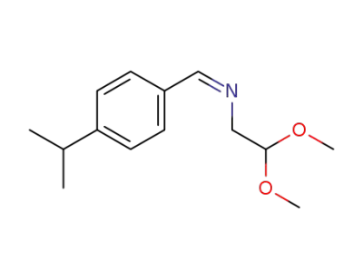 N-[(4-isopropylphenyl)methylene]-2,2-dimethoxyethanamine